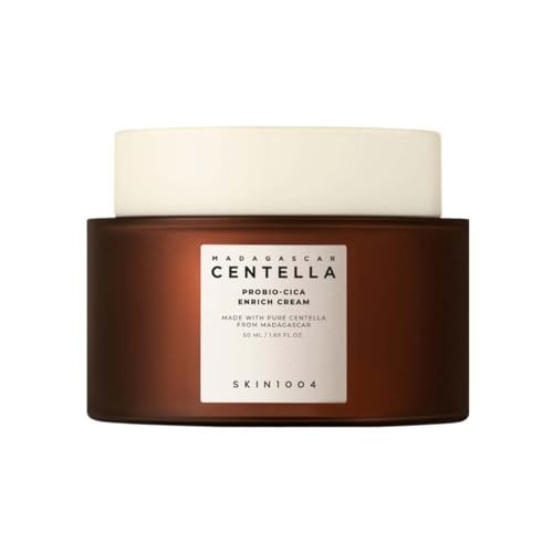 Skin1004 Probio Cica Enrich Cream 1.69 Fl.Oz 50Ml Korean Face Moisturiser Night Face Cream With Madagascar Centella Hydrating Moisturizer For Soothing And Strengthening The Skin Korean Skin Care