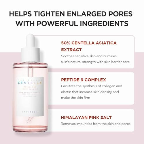 Skin1004 Madagascar Centella Poremizing Fresh Ampoule 100Ml And Poremizing Light Gel Cream 75Ml Bundle