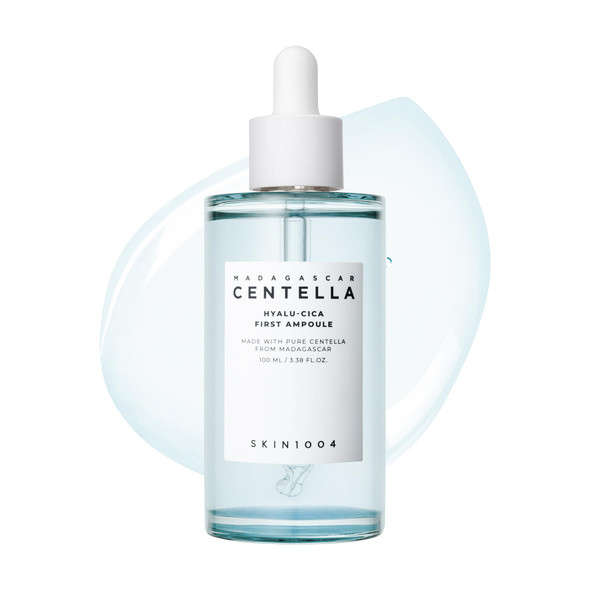 Skin1004 Hyalu-Cica First Ampoule Korean Serum For Face With Hyaluronic Acid & Centella Facial Ampoule Serum For Deep Moisture Lightweight Centella Ampoule Korean Skin Care 3.38 Fl.Oz / 100Ml