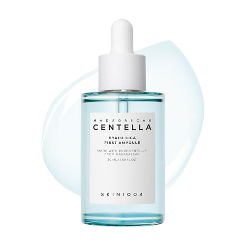 Skin1004 Hyalu-Cica First Ampoule Korean Serum For Face With Hyaluronic Acid & Centella Facial Ampoule Serum For Deep Moisture Lightweight Centella Ampoule Korean Skin Care 1.69 Fl.Oz /50Ml