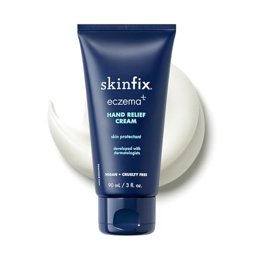 Skinfix Hand Relief Cream - 3 Fl Oz - Reduces Visible Redness Stinging & Cracking For Dry Sensitive Skin - Accepted By The National Eczema Association - Fragrance - Vegan Cruelty