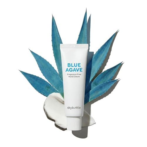 Skybottle Fragrance Blue Agave Hand Cream Vegan Hand Care Healing Hand Lotion Fast Absorbing With Shea Butter 1.7 Fl. Oz