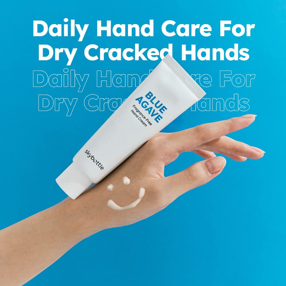 Skybottle Fragrance Blue Agave Hand Cream Vegan Hand Care Healing Hand Lotion Fast Absorbing With Shea Butter 1.7 Fl. Oz