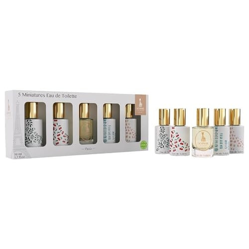 Sophie La Girafe Travel Baby Perfume Soft Clean Baby Scent Alcohol- Gentle Fragrance For Newborns & Kids Powdery Vanilla Floral Safe From Birth Mini Spray Set