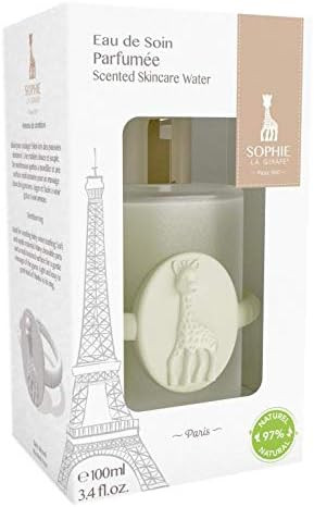 Sophie La Girafe Eau De Soin Parfum E 100 Ml Gentle Vegan Fragrance For Newborns 97% Natural Ingredients Alcohol- Made In France