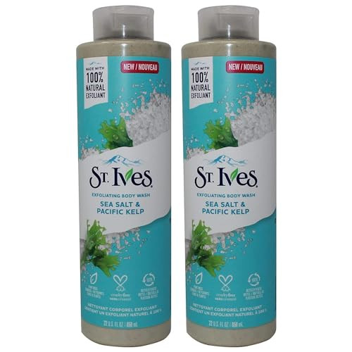 St. Ives St Ives Body Wash Sea Salt & Pacific Kelp 22 Ounce (650Ml) (Pack Of 2)