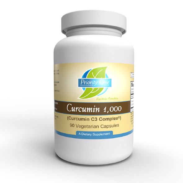 Priority One Curcumin 1000mg 90 Vegetarian Capsules