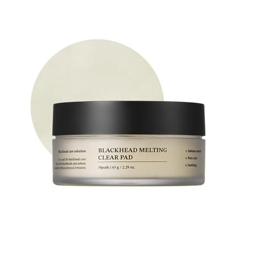Sungboon Editor Blackhead Melting Clear Pad 65G(30 Counts) Blackhead Remover Pad Pore Minimizing Deep Cleansing & Pore Unclogging Clears Blackhaed Korean Skincare Stocking Stuffers For Women