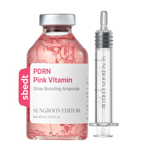 Sungboon Editor Collagen Peptide Pink Pdrn Glow Intensive Ampoule Silk Peptide Egf Intensive Ampoule 40Ml Gifts For Women
