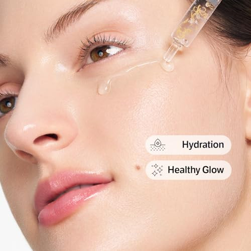 Sungboon Editor Copper Peptide Golden Glow Duo For Glass Skin L Deep Collagen Silk Peptide Ampoule & Egf Gold Overnight Mask Peptide Serum & Mask For Face L Korean Skincare Set For Women