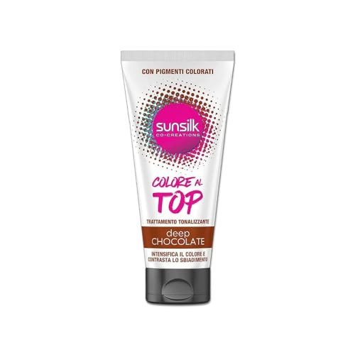 Sunsilk Colore Al Top Toning Treatment Deep Chocolate 180 Ml 6.0 Fl Oz Made In Italy [Italian Import]