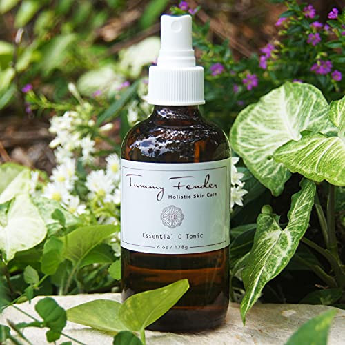 Tammy Fender - Essential C Tonic Face Toner Natural Organic Cruelty Non-Toxic Skincare Refresh & Cleanse With Vitamin C All Skin Types (6 Oz 178 G)