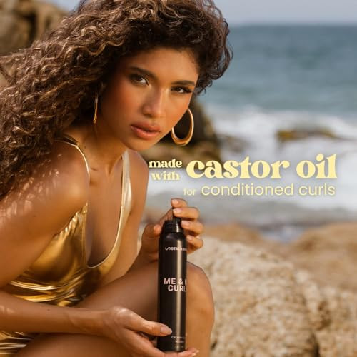 The Beachwaver Co. Me & My Curls Creamy Curl Mousse - Travel Size (1.9 Oz) Lightweight Creamy Vegan Mousse For Curls Coils & Waves - Defines Natural Texture And Enhances Shine Bondi Beach Day