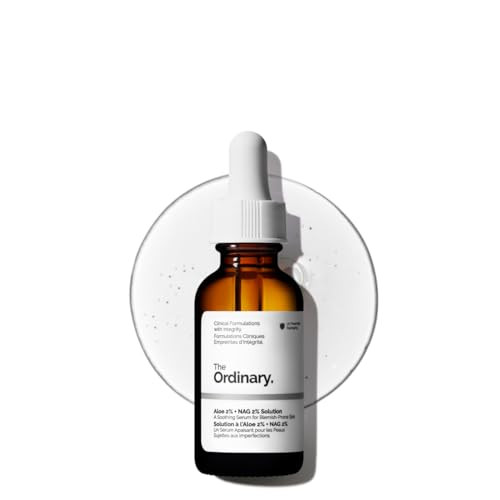 The Ordinary Aloe 2% + Nag 2% Solution Soothes Skin And Targets Post-Acne Marks 1 Fl Oz