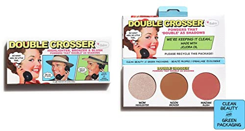 Thebalm Double Crosser Face Palette By The Balm For Women - 0.29 Oz Makeup