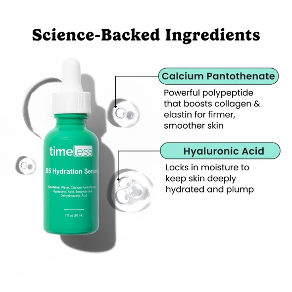Timeless Skin Care Vitamin B5 Hydration Serum Unisex 1 Oz