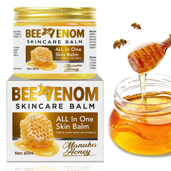 Topicy Bee Venom Cream Natural Bee Venom Skin Treatment Cream-For Removing And Repair Effective Gentle And Non-Irritating(Yellow 2 Fl Oz)