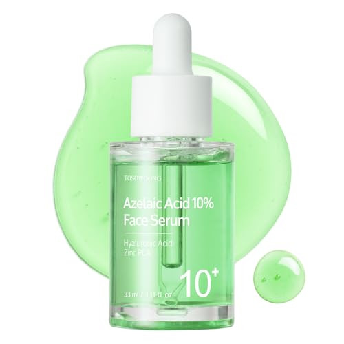 Tosowoong Azelaic Acid 10% Face Serum Rosacea Care Redness Soothing And Blemish Centella Asiatica For Acne-Prone Niacinamide Hyaluronic Acid Korean Skincare Natural Color 33 Ml / 1.11 Fl. Oz