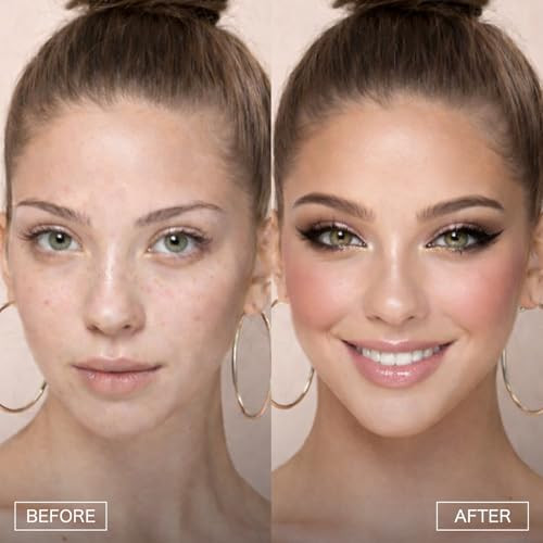 Ucanbe All In One Baked Makeup Palette Eyeshadow Blush & Bronzer Face Kit Full Face Makeup Set For Women Neutral Pigmented Colors