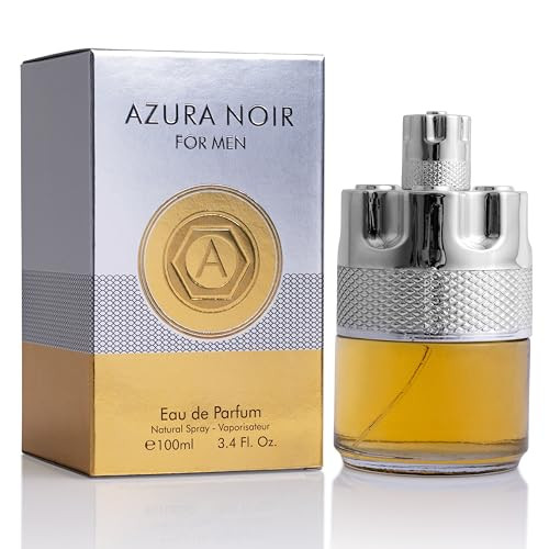Urban Collection Azura Noir For Men Eau De Parfum - Woody Spicy Fragrance - Long-Lasting Cologne Choice For Daily Wear - Top Notes Of Lemon Nigerien Ginger Refreshing Mint & Lavender - Elegant 100Ml Bottle