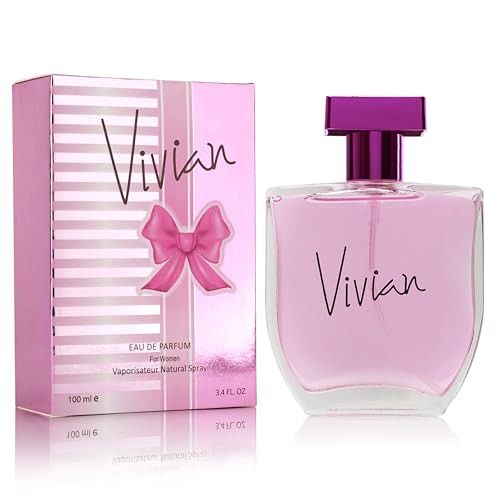 Urban Collection Vivian For Women - Floral Fruity Long Lasting Fragrance - Top Notes Of Red Berries & Rose - Base Scents Of Creme Brulee & Caramel - Paraben & Cruelty - Elegant 100Ml Bottle Parfume Women