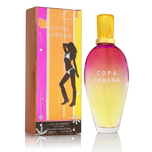 Urban Collection Copa Cabana For Women - Top Notes Of Lemons Orange & Jasmine Petals - Base Scents Of Amber - Fruity Citrusy & Woody Accords - Natural & Of Parabens - Elegant 100Ml Bottle Parfume For Women