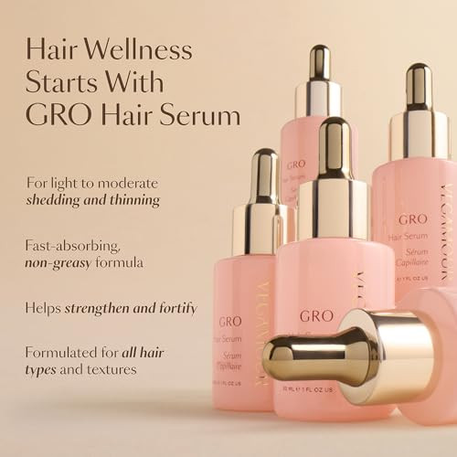 Vegamour Gro Better Duo Includes Gro Hair Serum & Gro Revitalizing Scalp Massager For Thinning Hair