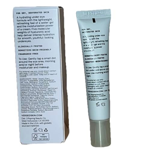 Hydrating Eye Gel By Versed Skin