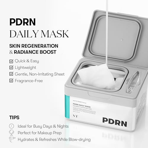 Vt Cosmetics Bundle Pdrn Daily Mask 30 Sheets & 7% Glycolic Acid Reedle Shot Head-To-Toe Mist