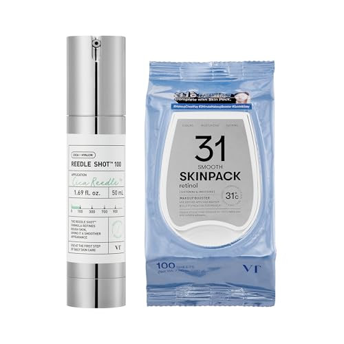 Vt Cosmetics Bundle Cica Reedle Shot 100 & Smooth Skin Pack (100 Sheets)