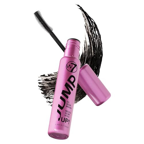 W7 Jump Up Black Full Volume Mascara Extreme Volume & Lift Buildable Formula Smudge-Resistant