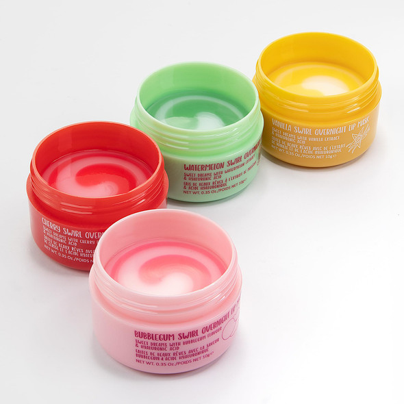 W7 Sweet Dreams Overnight Lip Mask Set - Cherry Watermelon Bubblegum & Vanilla - Lip Treatments