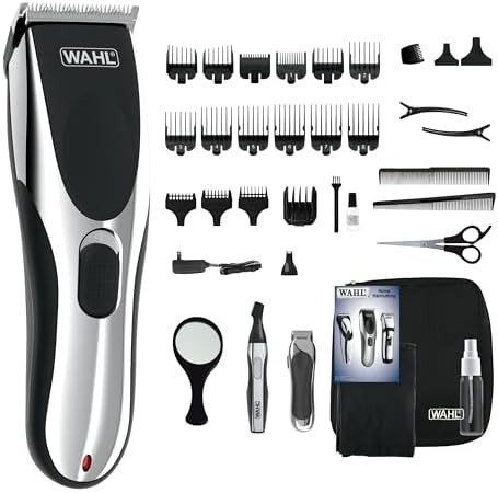 Wahl Canada Cordless Barber Kit For Use At Home Grooming Kit Clipper And Trimmer Kit Hair Grooming Kit Beard Grooming Kit For Canada Model 3155
