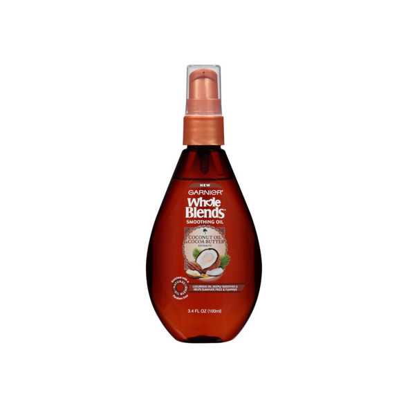 Garnier Whole Blends Smoothing Oil, Coconut Oil & Cocoa Butter Extracts 3.4 oz