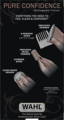 Wahl Pure Confidence Ladies Rechargeable Trimmer