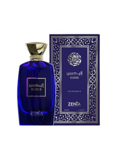 Zenia Elixir Eau De Parfum Edp Spray 3.4Oz / 100Ml Long Lasting Fresh Spicy Sweet Fragrance With Lavender Mint Vanilla & Honey