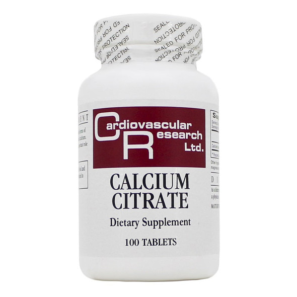 Ecological Formulas  Calcium Citrate 165mg  100 Tablets