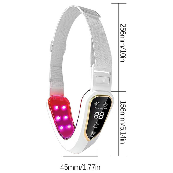 CAMMUO Facial Lifting Massager 12 Gears Electric Facial Massager V-line Face Lifting Slimming Vibration Device Home Use Beauty Tool - PINK