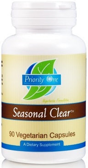 Priority One Seasonal Clear 90 Vegetarian Capsules