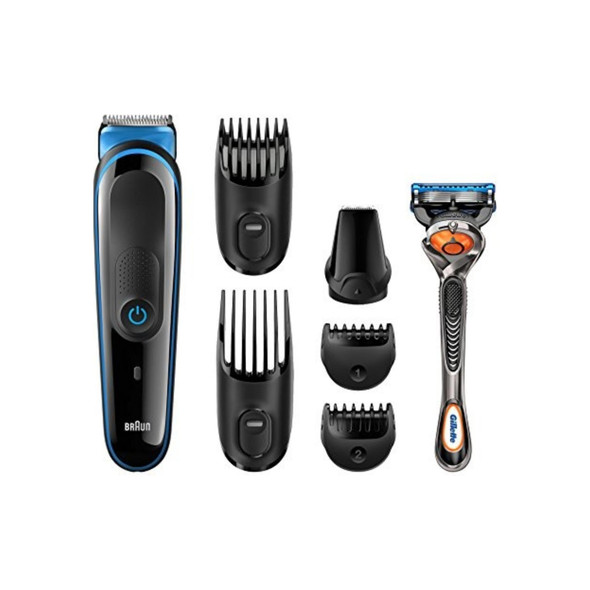 Gillette Braun Trimmer Precise Perfect Face & Head Trimming Kit 7 Piece 1 ea