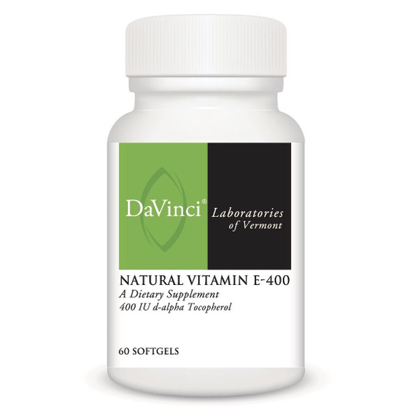 DaVinci Labs Natural Vitamin E-400 60 Softgels