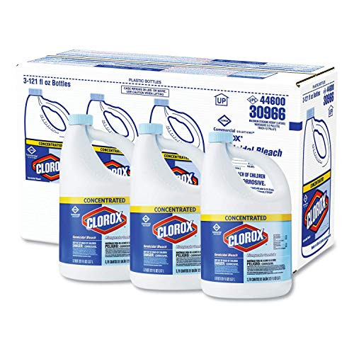 Amazon Renewed Clorox 30966 Concentrated Regular Bleach 3 Count 121 Oz. (Renewed)