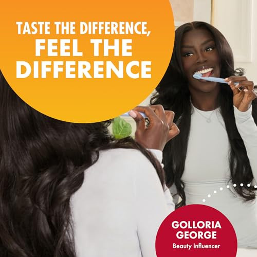Arm & Hammer Essentials Whiten & Strengthen Fluoride Toothpaste-4 Pack Of 4.3Oz Tubes Fresh Mint- 100 Natural Baking Soda- Fluoride Toothpaste