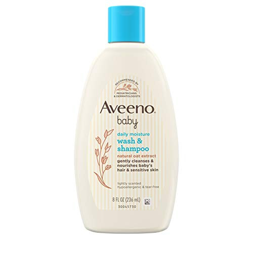Aveeno Lightly Scented Baby Wash & Shampoo 8 Oz
