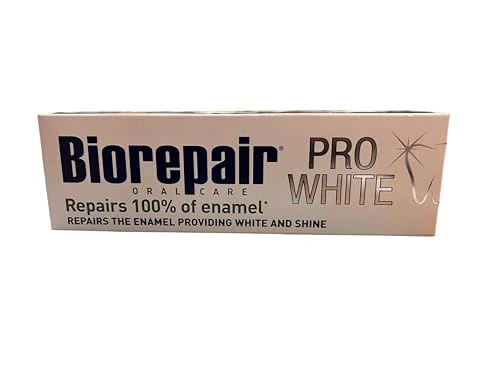 Biorepair Whitening Toothpaste With Microrepair 2.5 Fluid Ounce (75Ml) Tubes (Pack Of 2) Italian Import