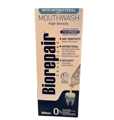 Biorepair Collutorio Mouthwash Gum Protection - 500Ml/16.9 Fl.Oz Italian Import