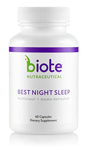 Biote Nutraceuticals - Best Night'S Sleep - Restfulness Awake Refreshed (60 Capsules)