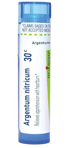 Boiron Argentum Nitricum 30C Homeopathic Medicine For Apprehension & Stage Fright 80 Pellets