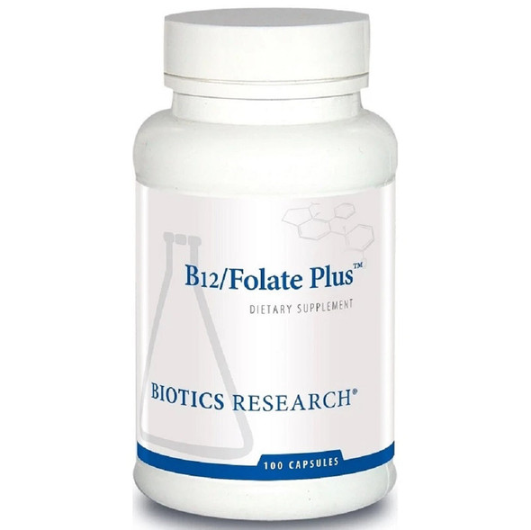 Biotics Research B12 Folate Plus 100 Capsules