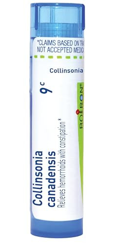Boiron Collinsonia Canadensis 9C For Hemorrhoids With Constipation 80 Pellets